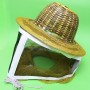 Бамбуковая шляпа с металлической сеткой